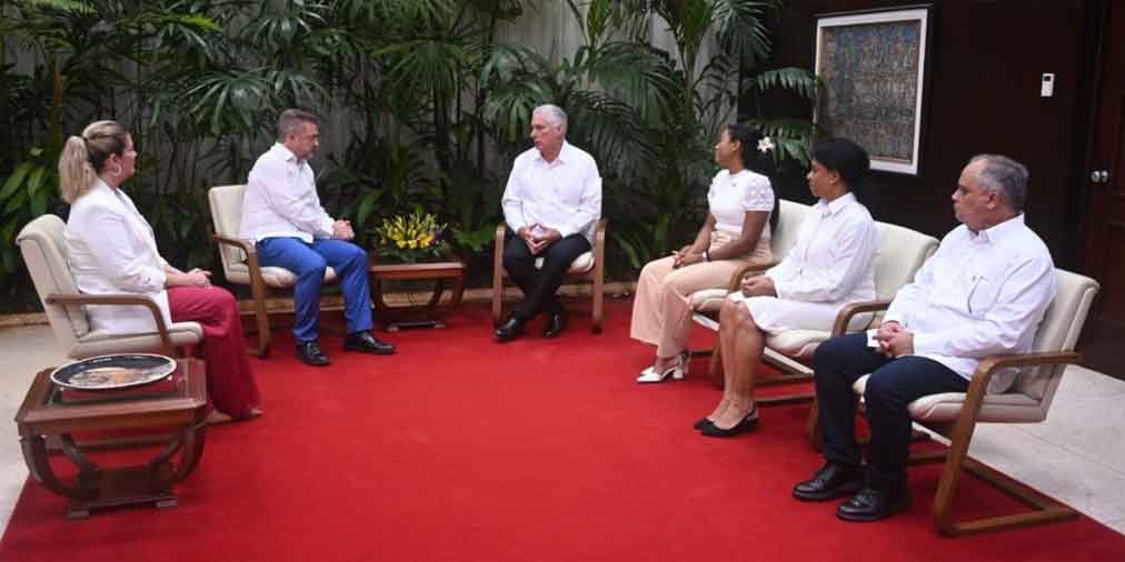 Reafirma D&iacute;az-Canel compromiso de Cuba con deporte paral&iacute;mpico. Foto: Prensa Latina