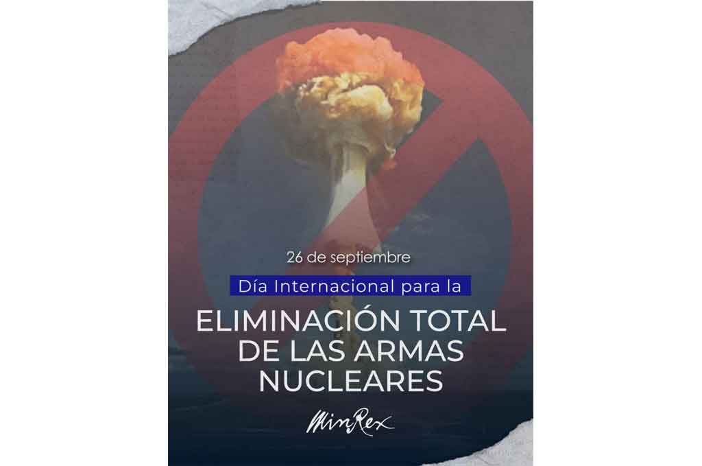 Cuba reafirma compromiso con desarme nuclear. Foto: Prensa Latina.