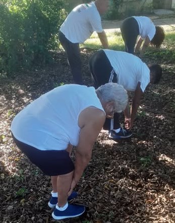 Migdalia le gana al tiempo y al dolor al practicar Taichí. Foto: Radio Jaruco