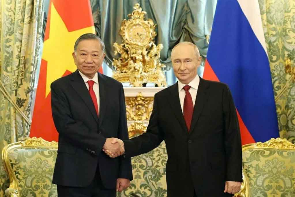 Putin y To Lam delinean futuro de históricas relaciones Rusia-Vietnam. Foto: Prensa Latina